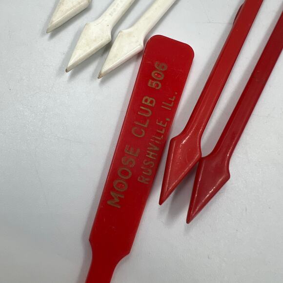 Large Vintage Lot Cocktail Stirrer Sticks Virginia Country Club Conrad Hilton - Picture 4 of 10